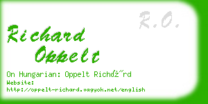 richard oppelt business card